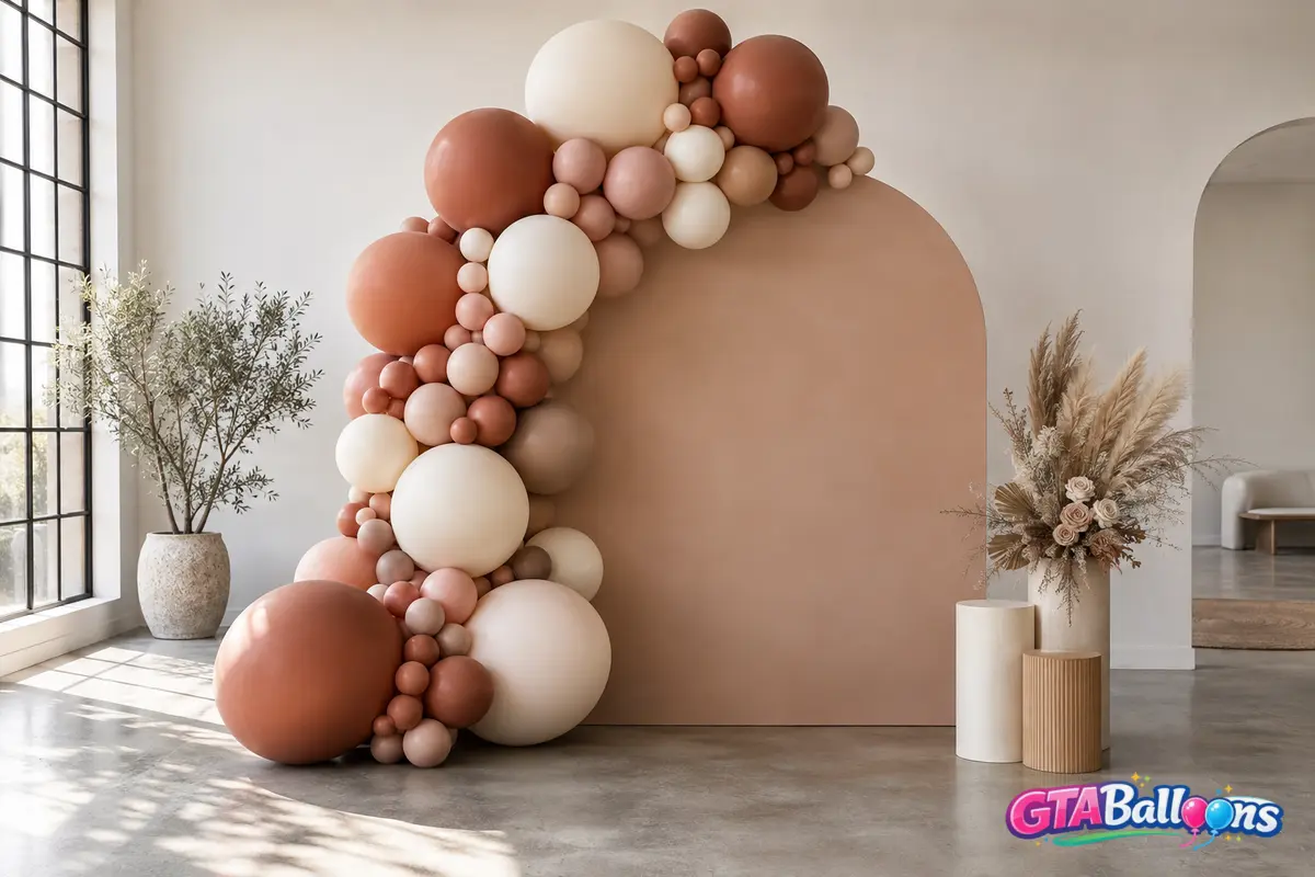 Why Professional Organic Balloon Garlands Look Balanced